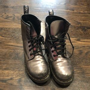 Dr Martens 1460 Women’s Boots Shiny Metallic Boots